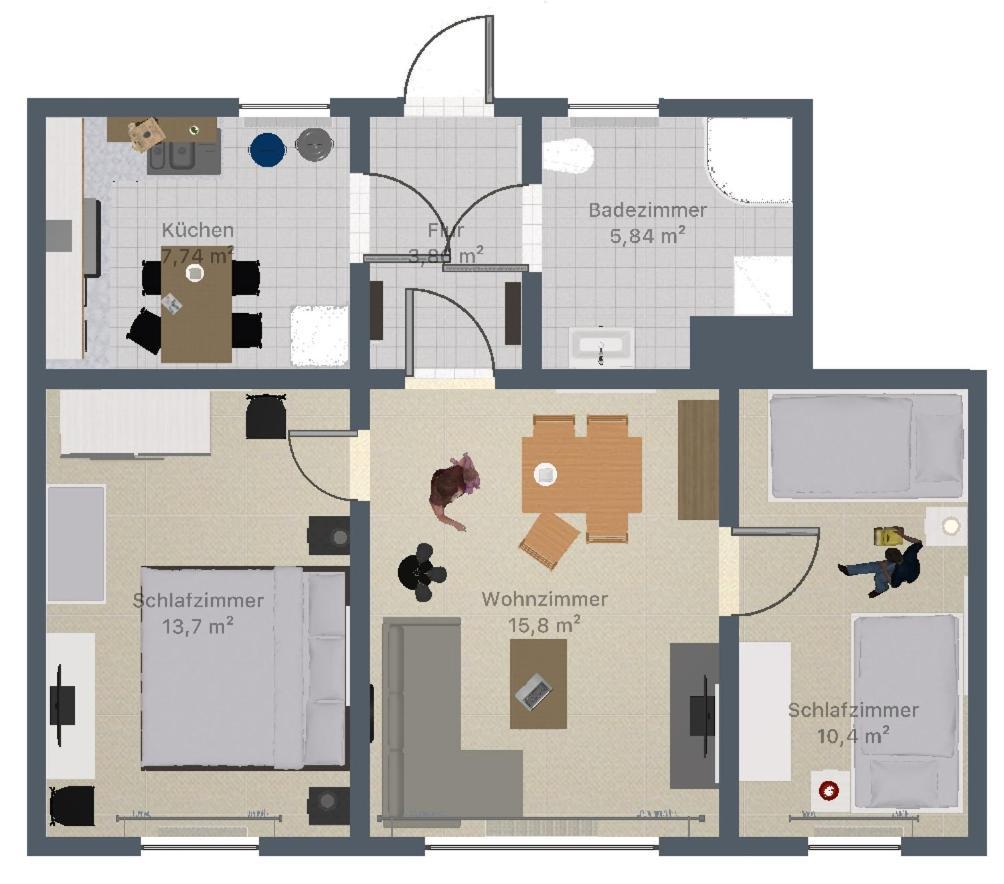 Ferienwohnung Kuehl Boossen ภายนอก รูปภาพ